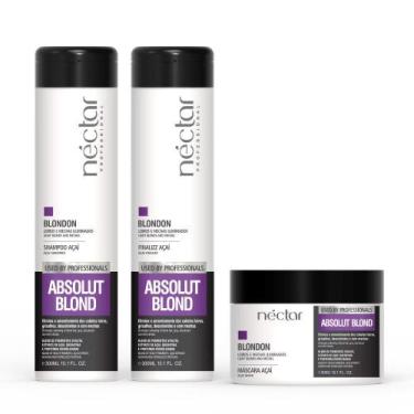 Imagem de Kit Néctar Blondon Home Care Shampoo, Finalizz e Máscara
