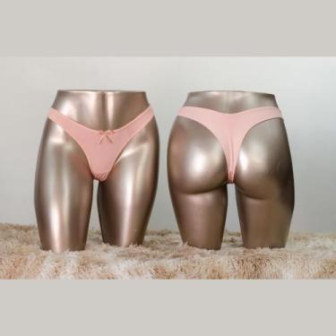 Imagem de Tanga de Microfibra Feminina Jeisiele - Bella Pelle, GG, Rosa