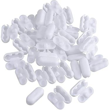Imagem de 30 peças de conectores de corrente de esfera branca para Hunter Douglas Blinds Peças, Correntes de Esferas e Contas Persianas e Peças de Persianas