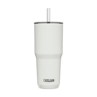Imagem de CamelBak Copo de palha Horizon, aço inoxidável isolado, 850 g, branco