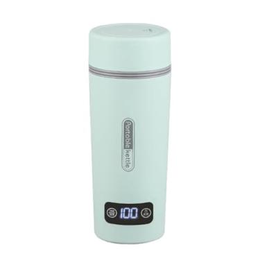 Imagem de Chaleira elétrica portátil de 110 V 350 ml para viagem, 4 controles de temperatura, aço inoxidável 304, chaleira com tela de LED, mini aquecedor de água