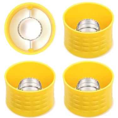 Imagem de 4 peças de debulhador de milho de espiga manual para remoção de grãos de milho fresco