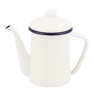 Imagem de Cafeteira Pearl Metal HB-4415, branca, 600 ml, esmalte, tamanho perfeito