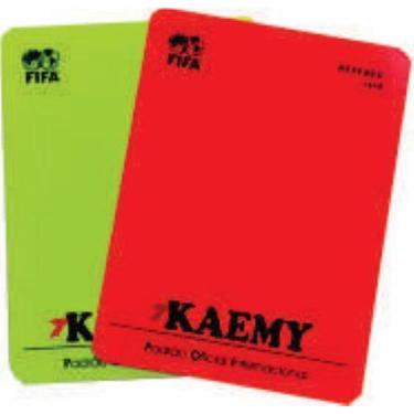 Imagem de Cartão De Árbitro Kaemy Futebol C/02Un-Unissex