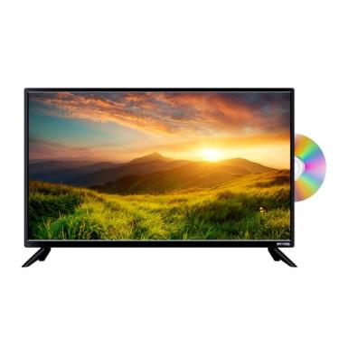 Imagem de ATYME 24AM5DVD, 24 polegadas classe, 60Hz, 720p HD LED TV Flat DVD Combo TV, 1*USB, 2* HDMI, 1*VGA, leitor de DVD embutido canal duplo 6W monitor de televisão
