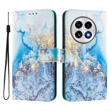 Imagem de Capa carteira para OnePlus 13, 3 compartimentos para cartão, 1 compartimento para dinheiro, capa flip de couro PU com padrão fofo, capa com fivela magnética à prova de choque, compatível com sem fio