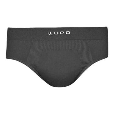 Imagem de Cueca Slip Masculino Lupo Micromodal 681 Premium Sem Costura, Chumbo, 