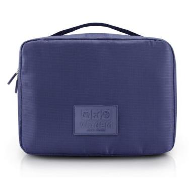 Imagem de Necessaire de Viagem Estampa Lisa Jacki Design Azul
