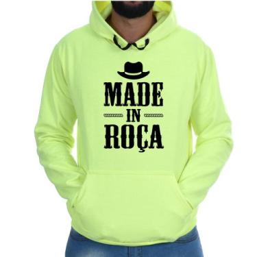Imagem de Blusa Moletom Canguru Flanelado Masculino Made In Roça - Elite, Verde,
