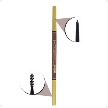 Imagem de Lápis para Sobrancelha Pink 21 Definition Brow 2 In 1 Castanho - PINK 