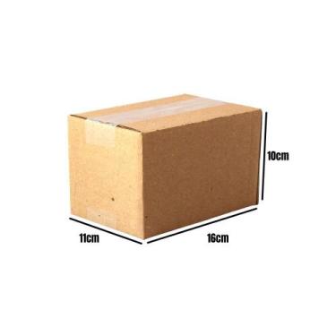 Imagem de 100 Caixas Papelão E-Commerce Correios Sedex Envios 16X11X10 - B&S, PA