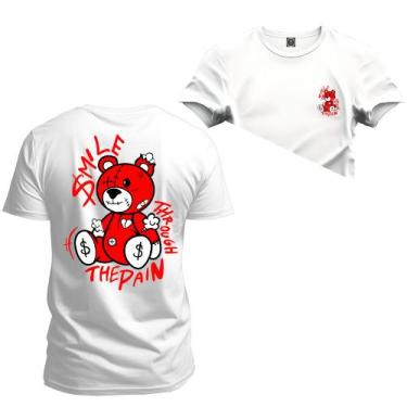 Imagem de Camiseta Plus Size Algodão 30.1 Premium Estampada The Pain Frente Cost