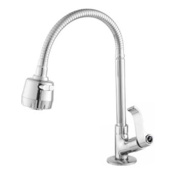 Imagem de Torneira Gourmet 1169 C-60 1/4 Volta Bica Móvel Bancada - LM, Cinza