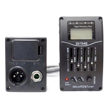 Imagem de Pré Equalizador Ativo Andaluz Svt-640 P/ Violão Com Afinador