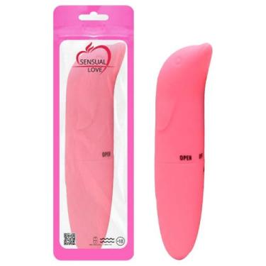 Imagem de Vibrador Golfinho Ponto G Aveludado Sensual Love, Rosa