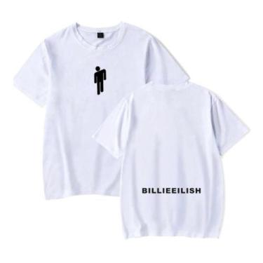 Imagem de Camiseta Show Billie Eilish Cantora - Camisa Unissex - SEMPRENALUTA, B