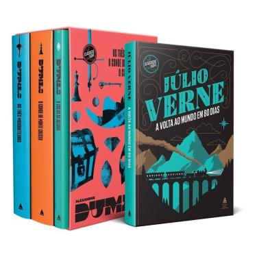 Imagem de Kit Box Alexandre Dumas + a Volta Ao Mundo Em 80 Dias