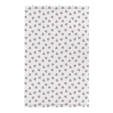 Imagem de Toalha de Rosto 100% Algodão Teka Nice Sweet Corações