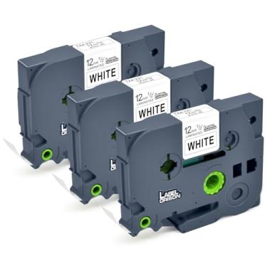 Imagem de Label Orison Fita Para Etiquetadora Compatível Com Brother P-Touch Tze-231 Tz231 Fita Tze Cartucho Laminado Padrão Para Pt D210 H110 D600 1230Pc 1280, Preto No Branco, 0,47"(12 Mm) X 26,2 Pés(8 M), 3