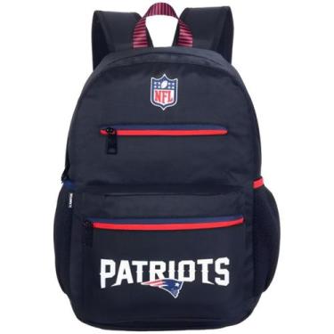 Imagem de Mochila Esportiva Escolar Futebol Americano Nfl Patriots - Xeryus