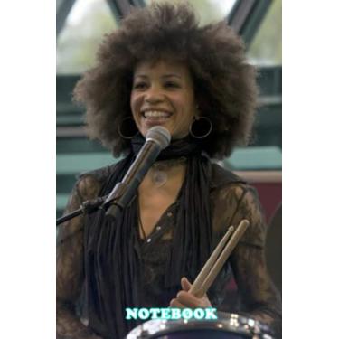 Imagem de Notebook : Cindy Blackman Santana Rock band Notebook 100 pages | Collage Lined Pages Journal | Thankgiving Notebook | Diary For Students, Teens, and Kids #122