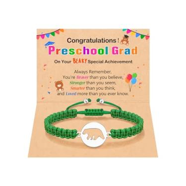 Imagem de UPROMI Presentes de formatura de pré-escola/jardim de infância para meninos/meninas, pulseira de presente de classe de 2024, presentes de pós-graduação para filho/neto/filha/neta, 6inches, Nylon, Sem