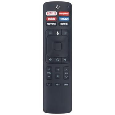 Imagem de Controle remoto de voz de substituição ERF3B69 compatível com Smart TV Hisense 55H8C LN-75N8000 LC-75N8003U LC-65N9000 LN-60N7000 LC-75Q7570U