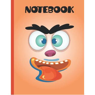 Imagem de Monster Themed Notebook for Kids, Teens & Tweens - College Ruled Paper | 130 pages: Back to School Supplies for High School and College Students & ... Ruled Paper | Home Office | Shopping List)
