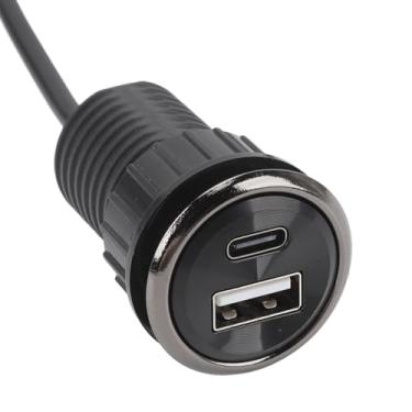 Imagem de Tomada de Tira de Energia de Montagem Embutida Pequena Oculta Com 2 Portas de Carregamento USB para Mesa de Conferência de Escritório Tomada de Mesa de Conferência
