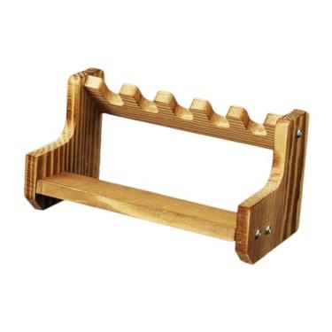 Imagem de Garende Mini modelo de suporte de pistola, organizador de pistola com cinco espaços, fácil montagem, leve, mini suporte de exibição de arma para desktop