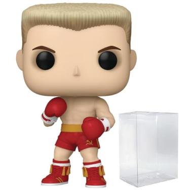 Imagem de POP Filmes: Rocky - Boneco de vinil Ivan Drago Funko (incluído com caixa protetora compatível), multicolorido, 9,5 cm