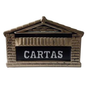 Imagem de Caixa De  Para Muro Colonial Tijolinho 12X25Cm Dragão - Metalúrgica Dr