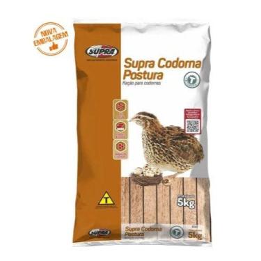 Imagem de 5KG Supra Cordorna Postura - Ração para Codorna em Ciclo Produção. - R