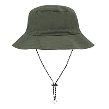 Imagem de Chapéu de sol de aba larga, chapéu de sol feminino de praia com proteção UV de verão, chapéu de sol feminino de pesca dobrável, chapéu de sol feminino, chapéu de aba larga, chapéu de golfe masculino