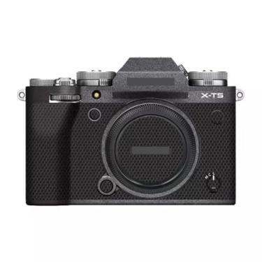 Imagem de Adesivo de capa de câmera antiarranhões para Fujifilm X-T5 protetor de corpo de câmera digital mirrorless decalques de filme de vinil para Fuji XT5 (cinza escuro)