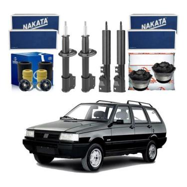 Imagem de Kit Amortecedor Dianteiro Traseiro Elba 1.5 1.6 1991 A 1994 - Nakata