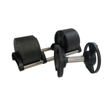 Imagem de Peso Dumbbell Ajustável Premium Até 32kg Ahead Sports Preto