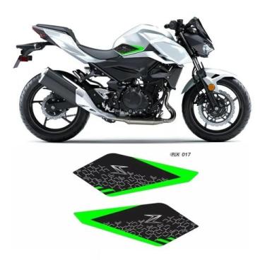Imagem de Adesivo Protetor Kawasaki Z400 Lateral Resinado 019 - Resitank