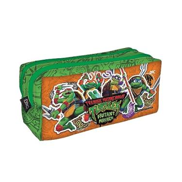 Imagem de Estojo Duplo em Tecido - Tartarugas Ninjas