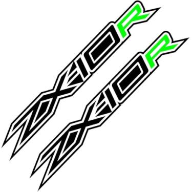 Imagem de Awonderful ZX-10R Adesivos decalques, decalque de carro de motocicleta adesivos de vinil liso liso adesivo decalque de bicicleta compatível com Kawasaki Ninja ZX10R 2016 2017 2018 2019 2020 2021