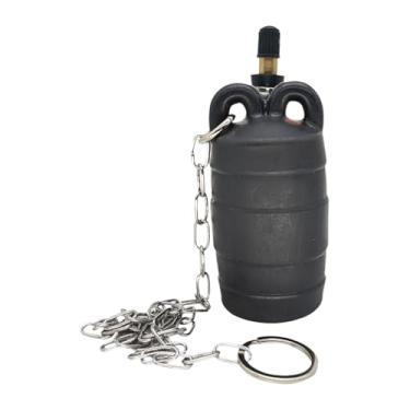 Imagem de Ioensy Plugue de tubo inflável, plugue pneumático com corrente e plugue de teste de bola para a cozinha para cozinha drenagem de drenagem cano doméstico, para Dn50