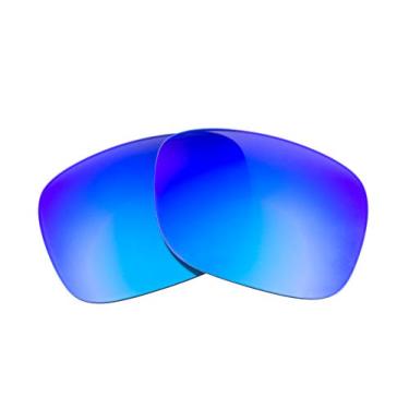 Imagem de LenzFlip Lentes de reposição compatíveis com óculos de sol Rayban Chromance RB4264 Polarizadas - Fabricado nos EUA, Cinza polarizado com espelho azul, 57.9