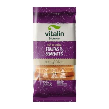 Imagem de Vitalin Pão de Forma Sem Glúten Frutas e Sementes 300g