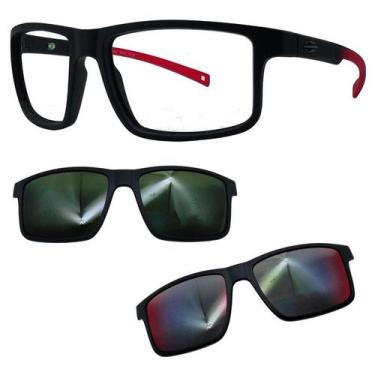 Imagem de Oculos Mormaii 6127 Swap 5 A85 com 2 Clipons - Escolha a Cor, G15, Red