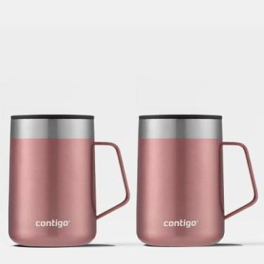 Imagem de Kit com 2 Canecas Térmicas Street Rose Contigo  414ml, Único
