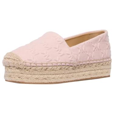 Imagem de Michael Kors Sapatilha feminina de balé Lynn Espadrille, Água de rosas, 41