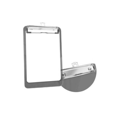 Imagem de Mini Prancheta 12 Cm X 18,5cm E Bloco De Anotações De 50 Fl - Cabem Em Bolsos E Bolsas Acrimet 155 Fumê