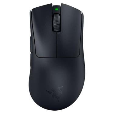 Imagem de Razer Mouse para jogos DeathAdder V3 Pro: 63 g ultraleve - Sensor óptico Focus Pro 30K - Interruptores ópticos rápidos Geração 3 - HyperSpeed Wireless - 5 botões programáveis - Bateria de 90 horas -