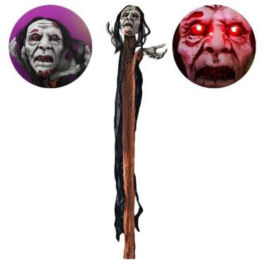 Imagem de Boneco Monstro Decoração Halloween Com Som E Luz