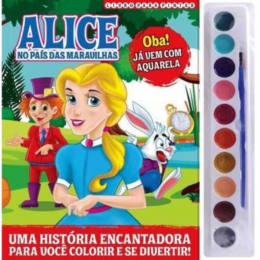 Imagem de Alice No País Das Maravilhas Livro Para Pintar